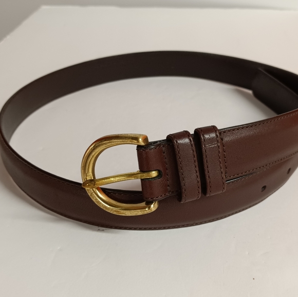 Coach Vintage Women's Brown Leather Belt - 1